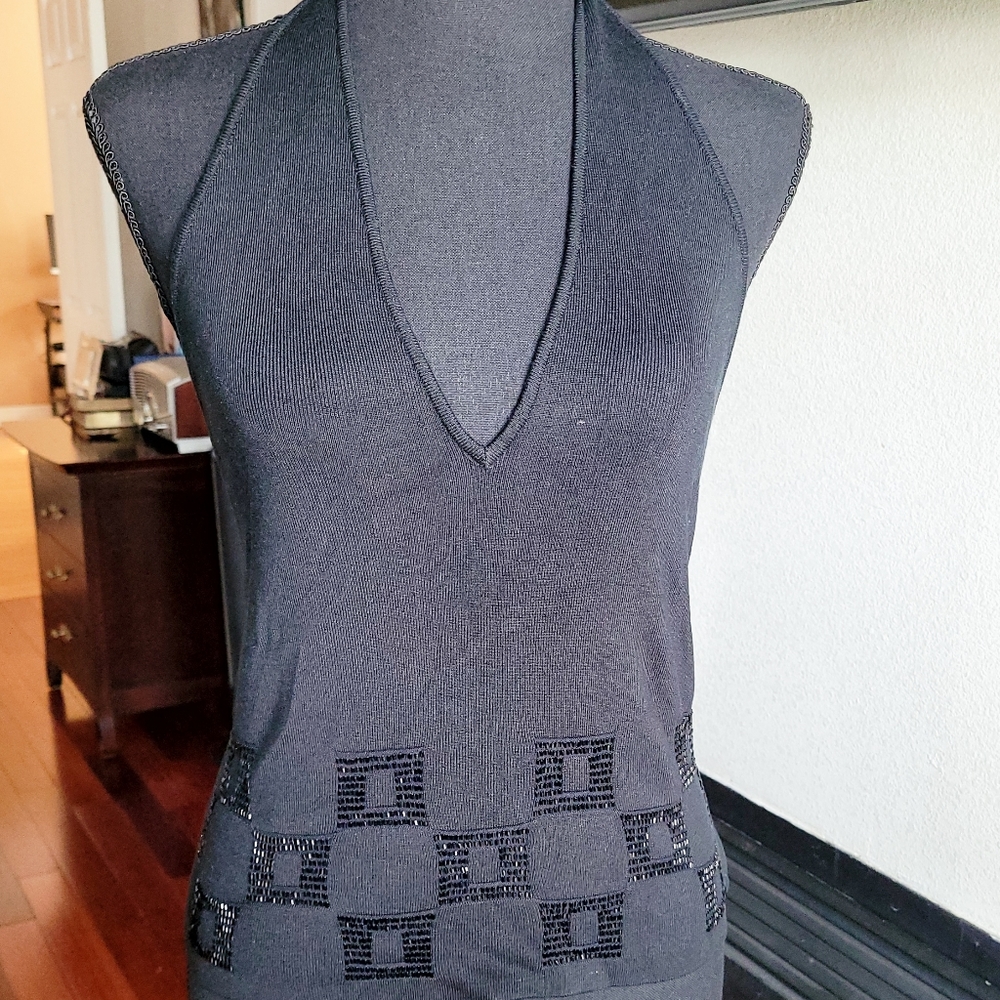 Kenneth Cole Halter Sweater